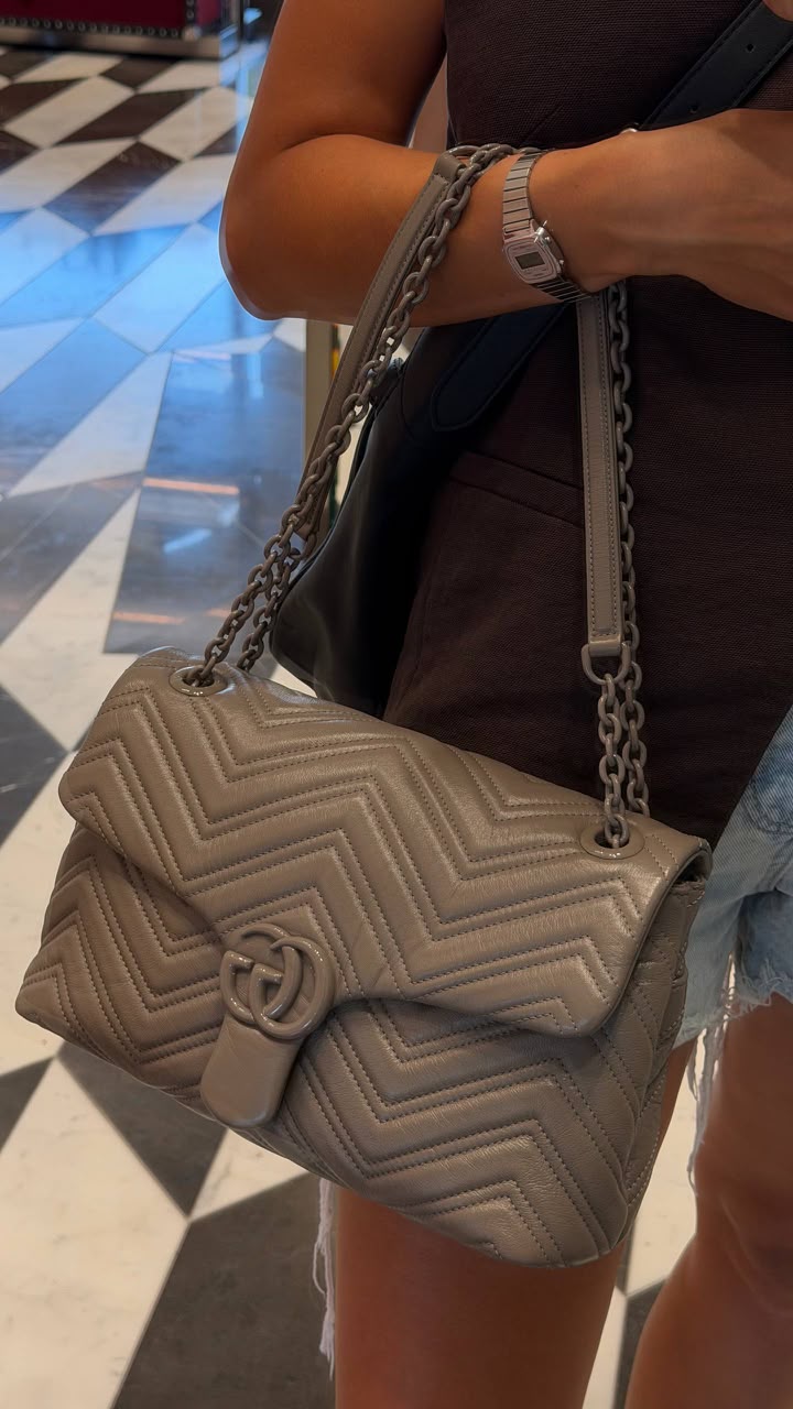 GG Marmont Small Shoulder Bag (Matelassé)