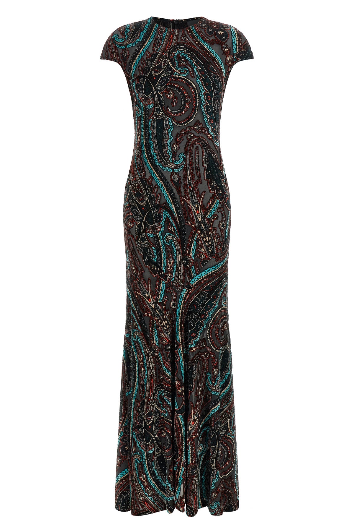 Devoré velvet dress