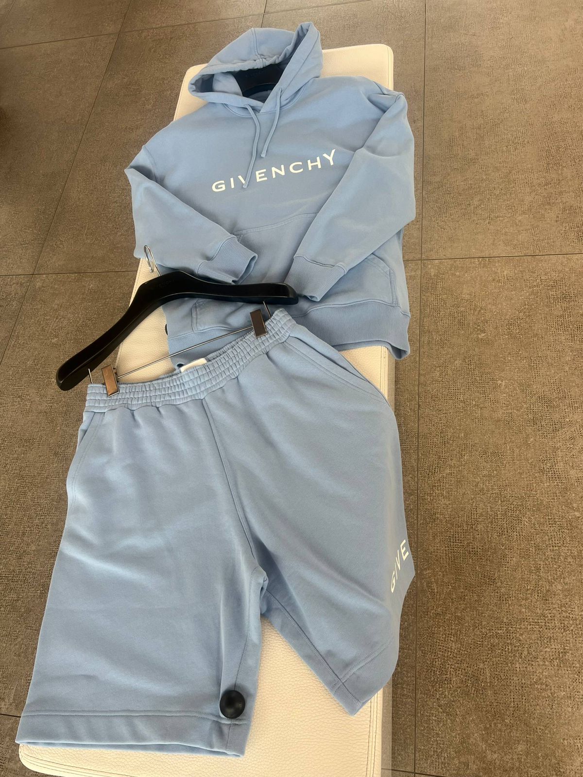 Logo Hoodie and Shorts Set