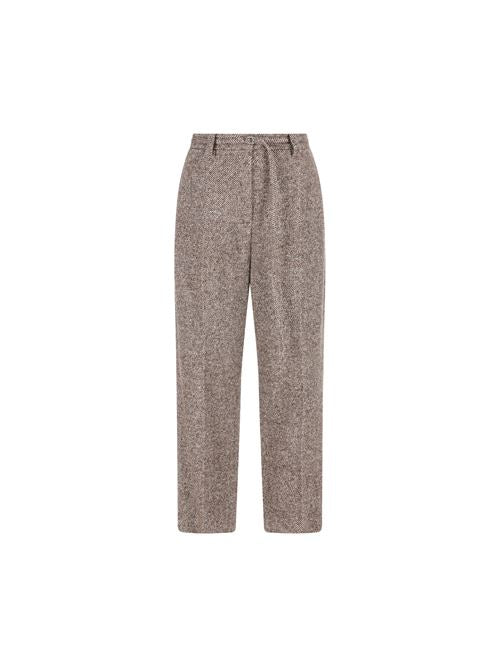 Pantalone realizzato in lana vergine e seta