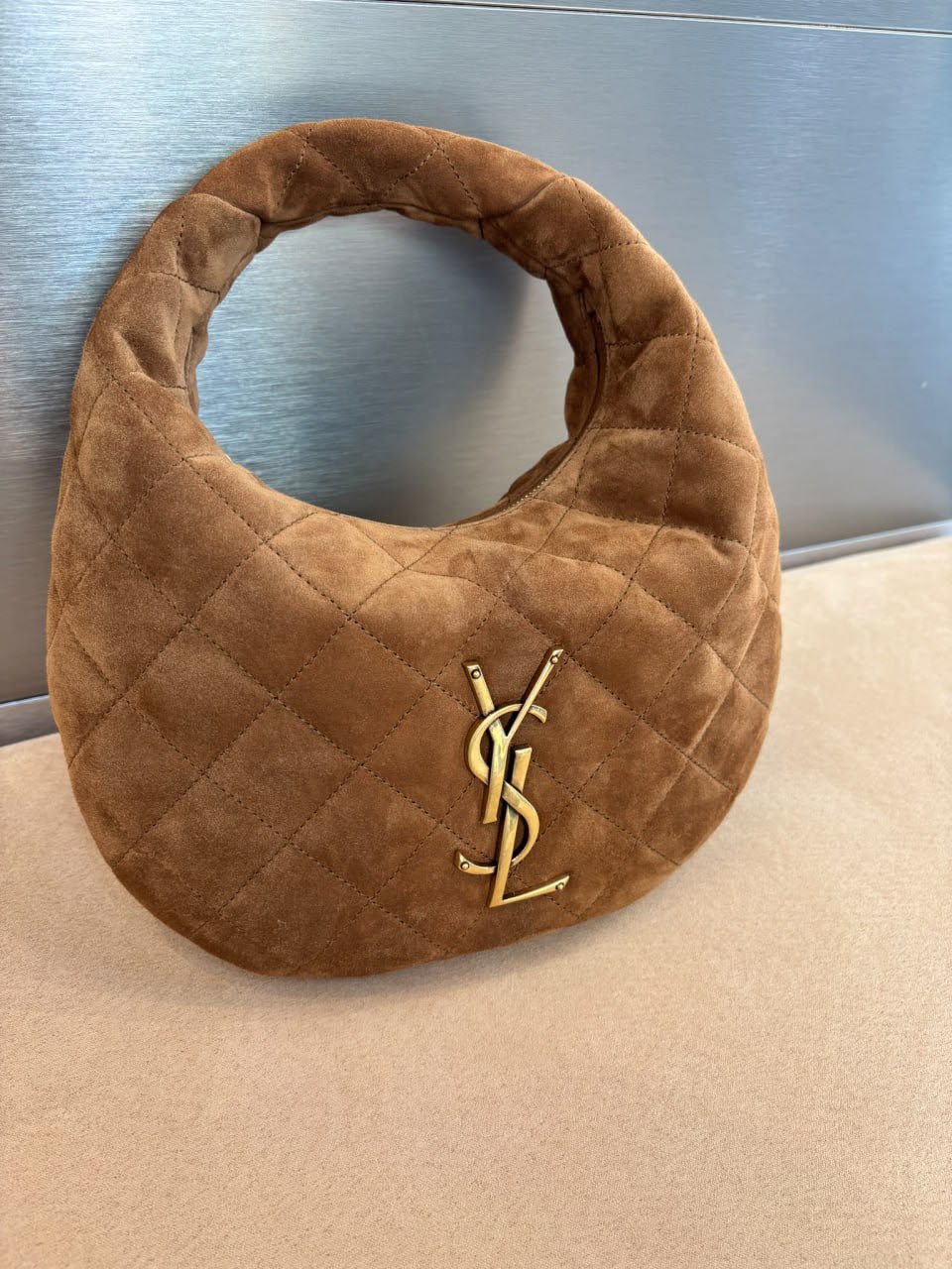 Le 5 à 7 Hobo Bag in Quilted Suede