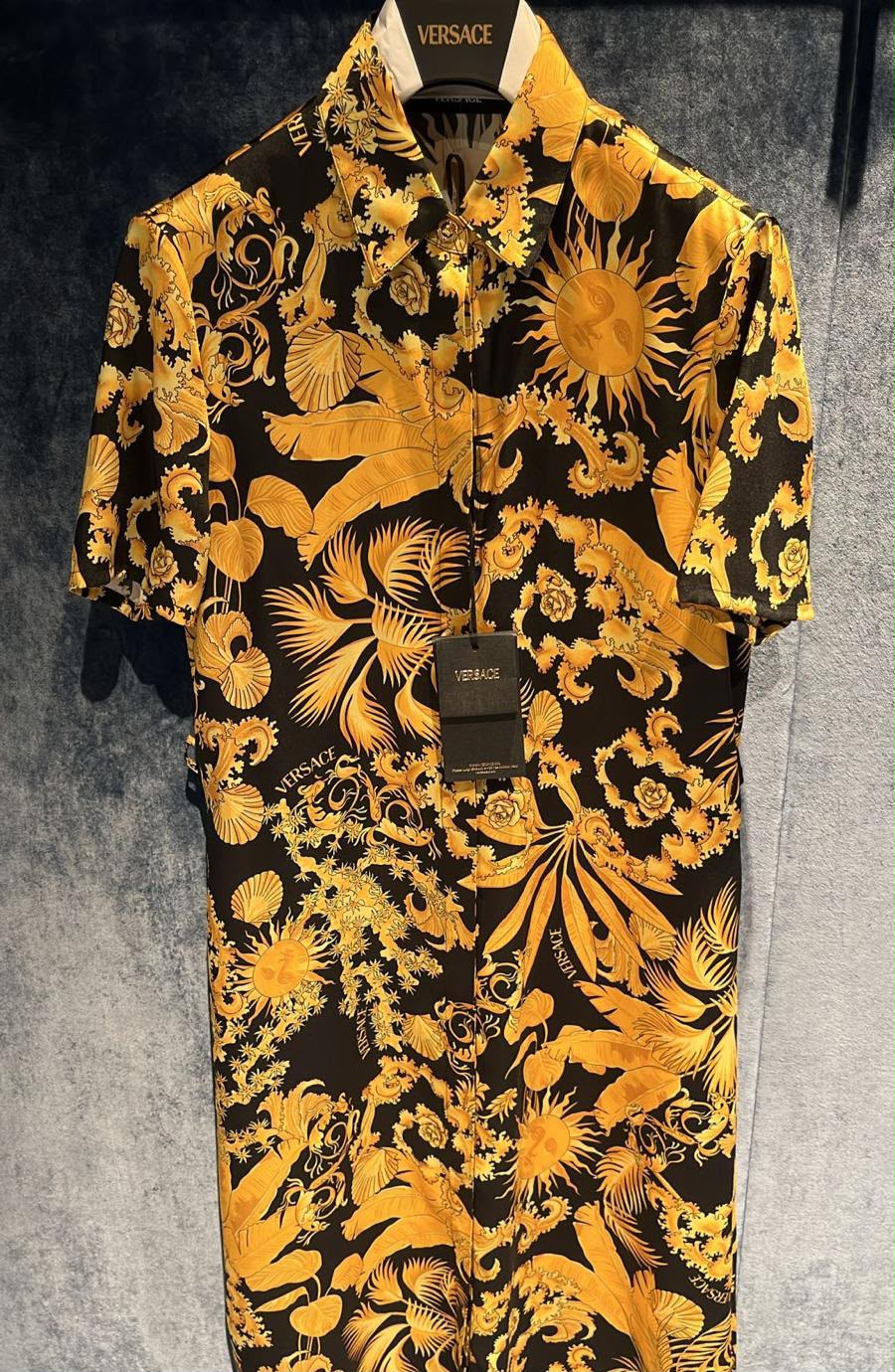 Sun Print Silk Shirt
