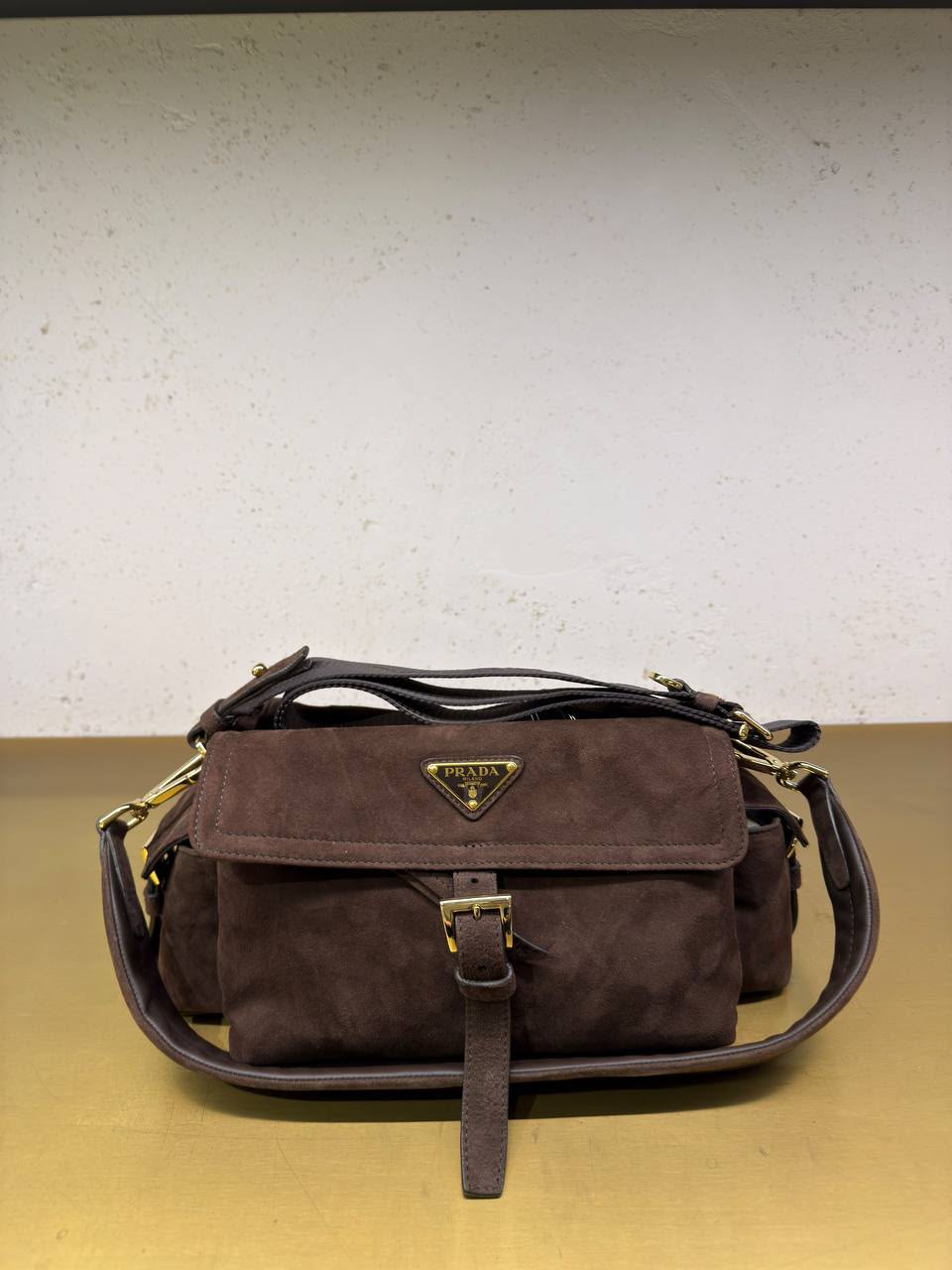 Suede Shoulder Bag