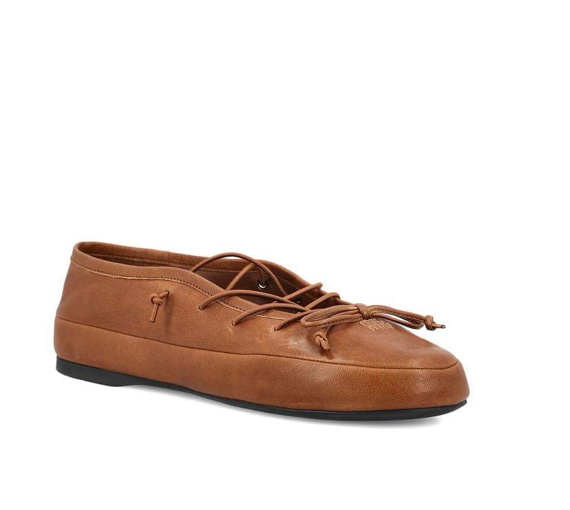 Gommino Lace-Up Leather Loafers