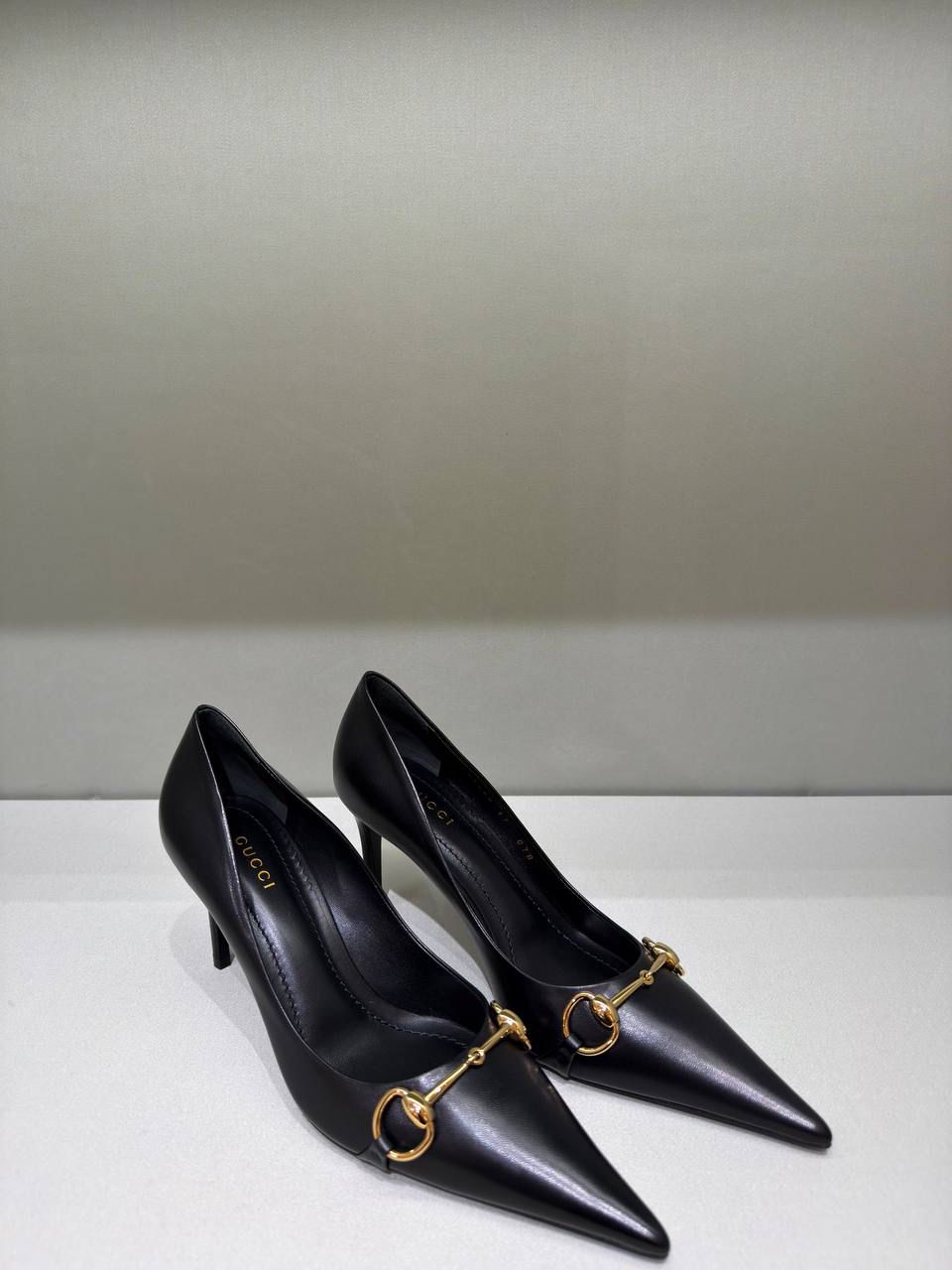 Horsebit Suede Mid-Heel Pump