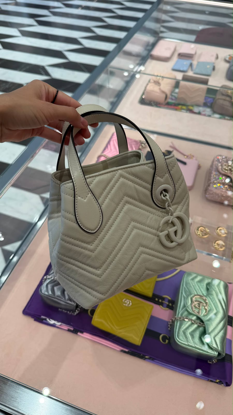 GG Marmont small top handle bag