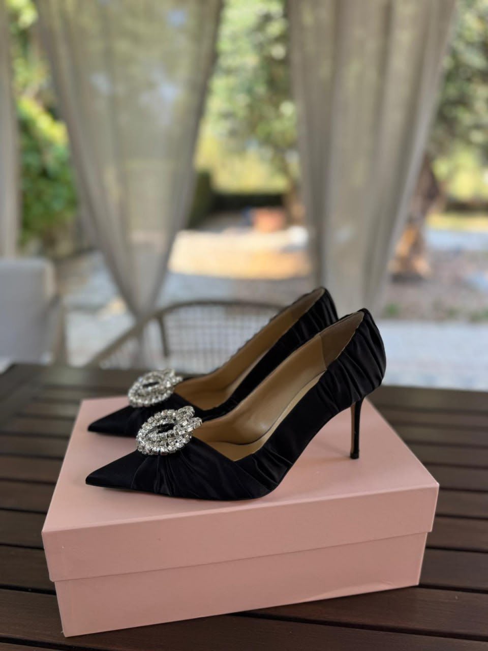 Hangisi 90 Satin Pumps