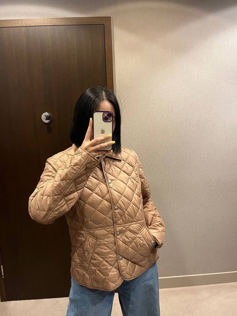 Quilted Snap-Front Jacket