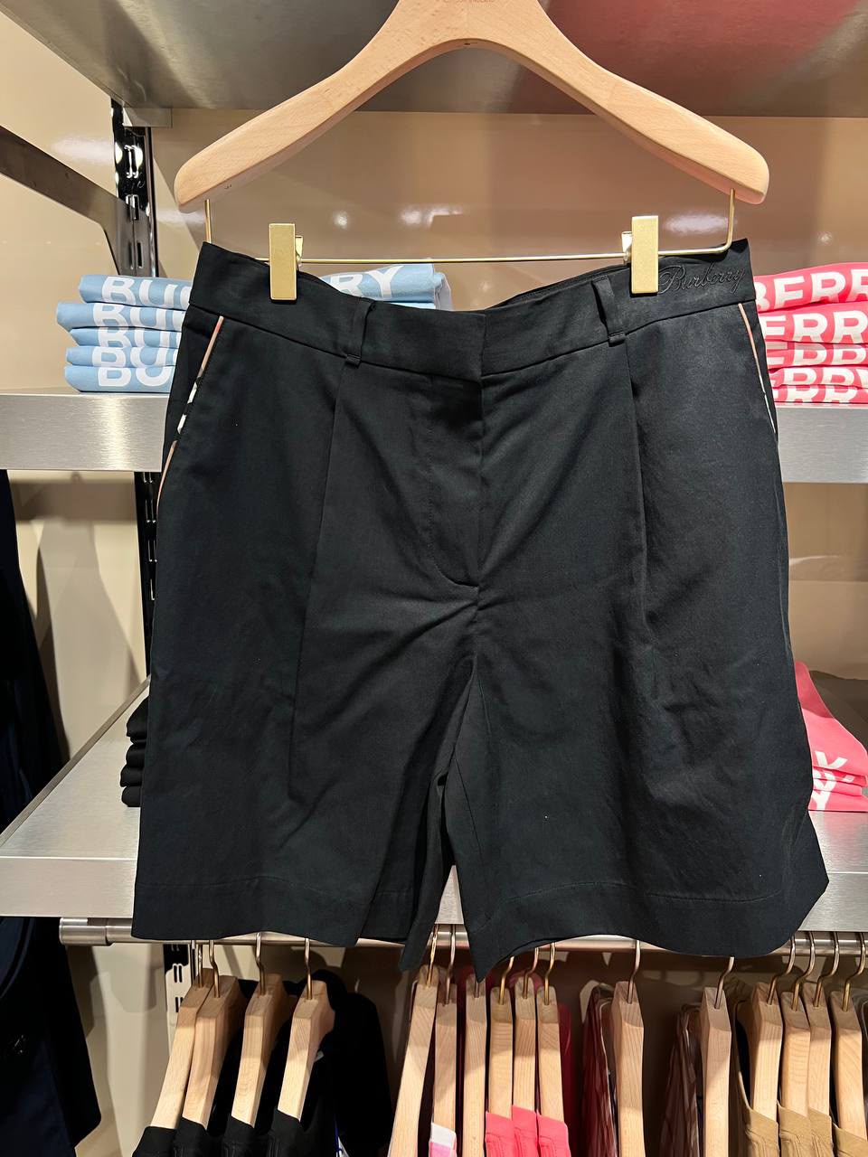 Check Detail Tailored Shorts