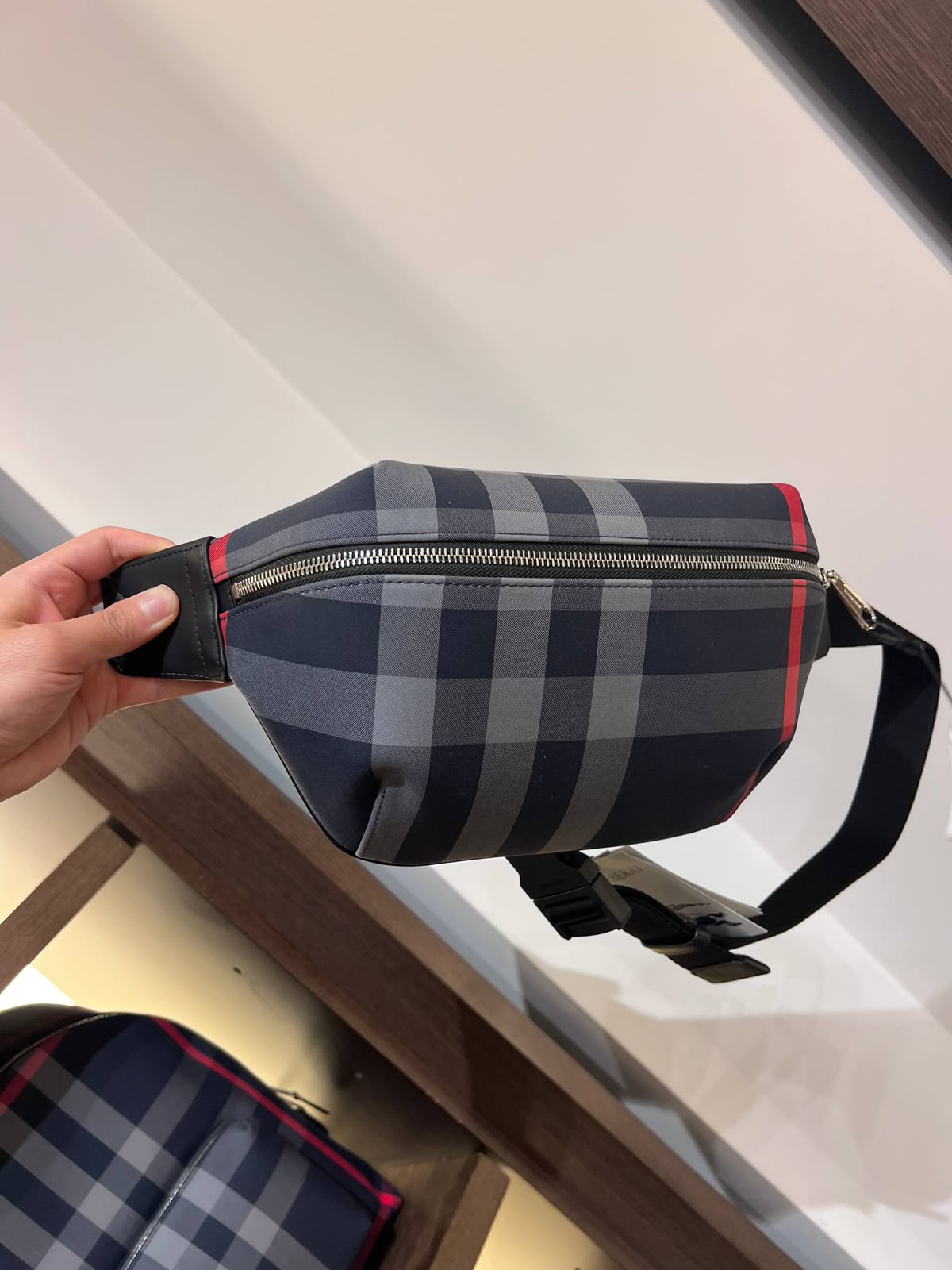 Check Belt Bag