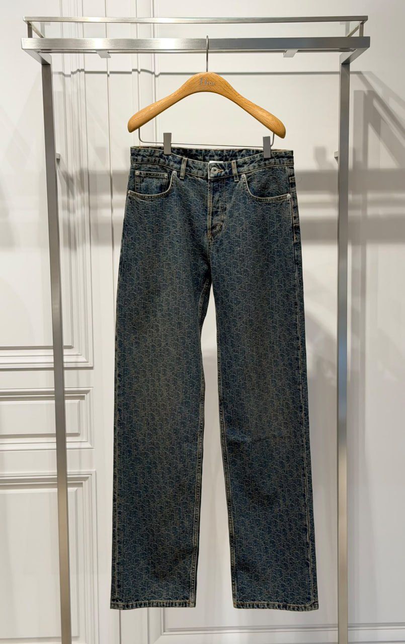 Oblique Denim Jeans