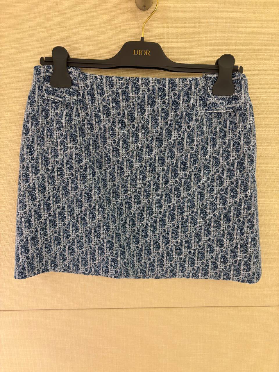 Oblique Tweed Mini Skirt