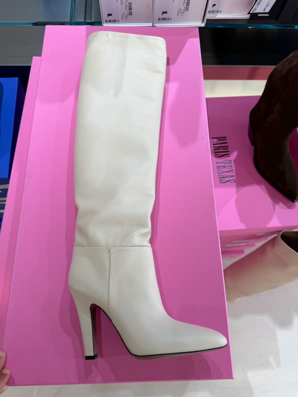 Slouchy Stiletto Knee-High Boots