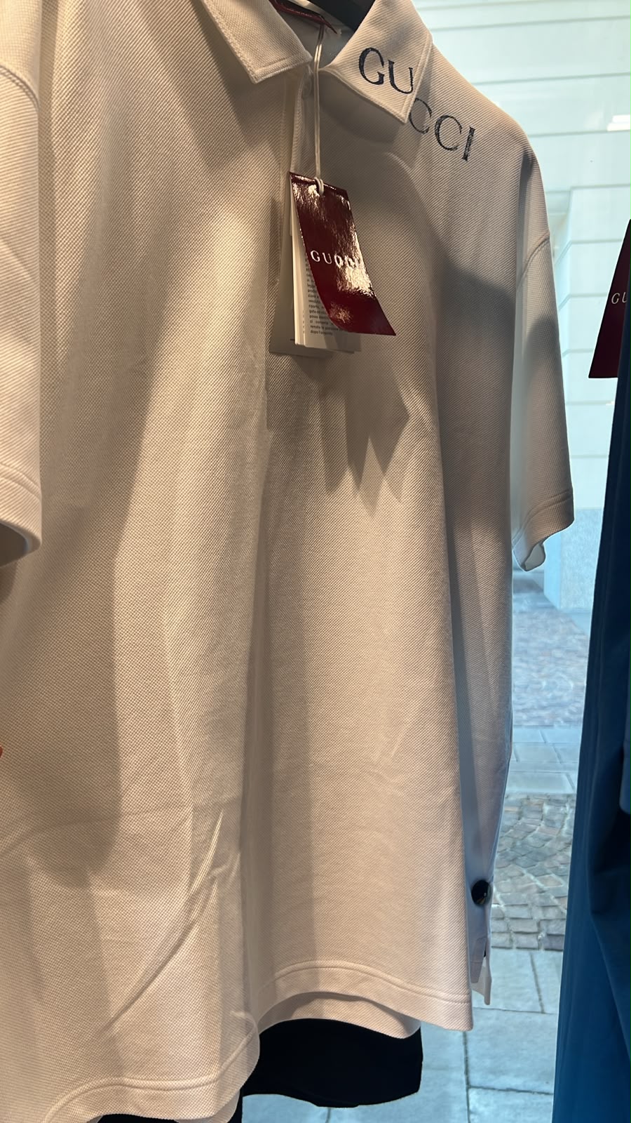 Cotton Piqué Polo Shirt with Collar Logo