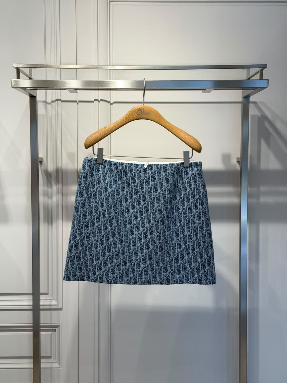 Oblique Tweed Mini Skirt