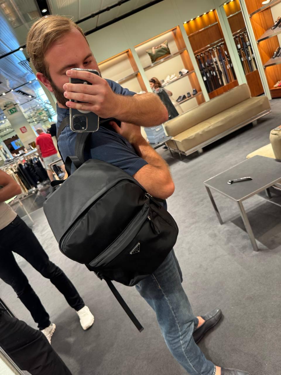 Re-Nylon small backpack