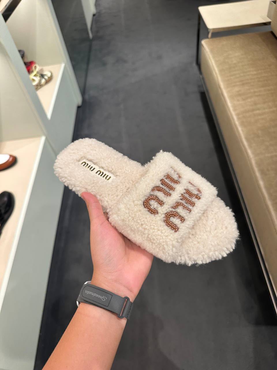 Suede Mules