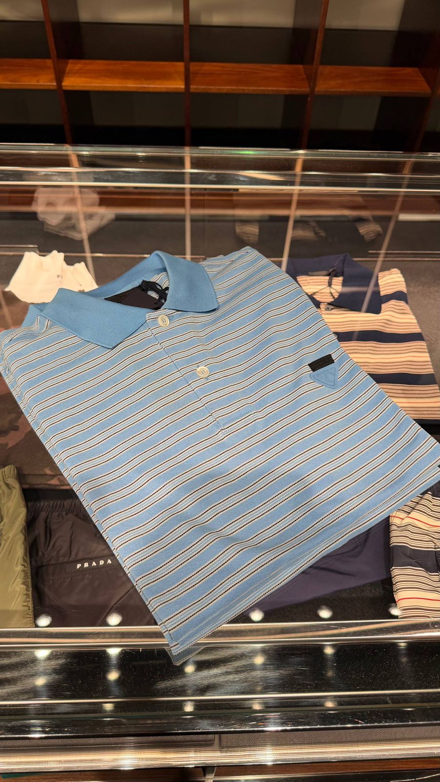 Striped Cotton Polo Shirt