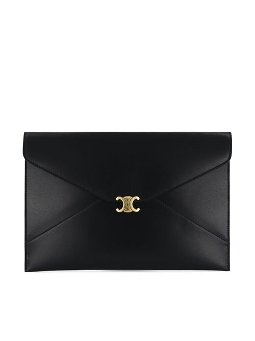Envelope Clutch in Smooth Calfskin