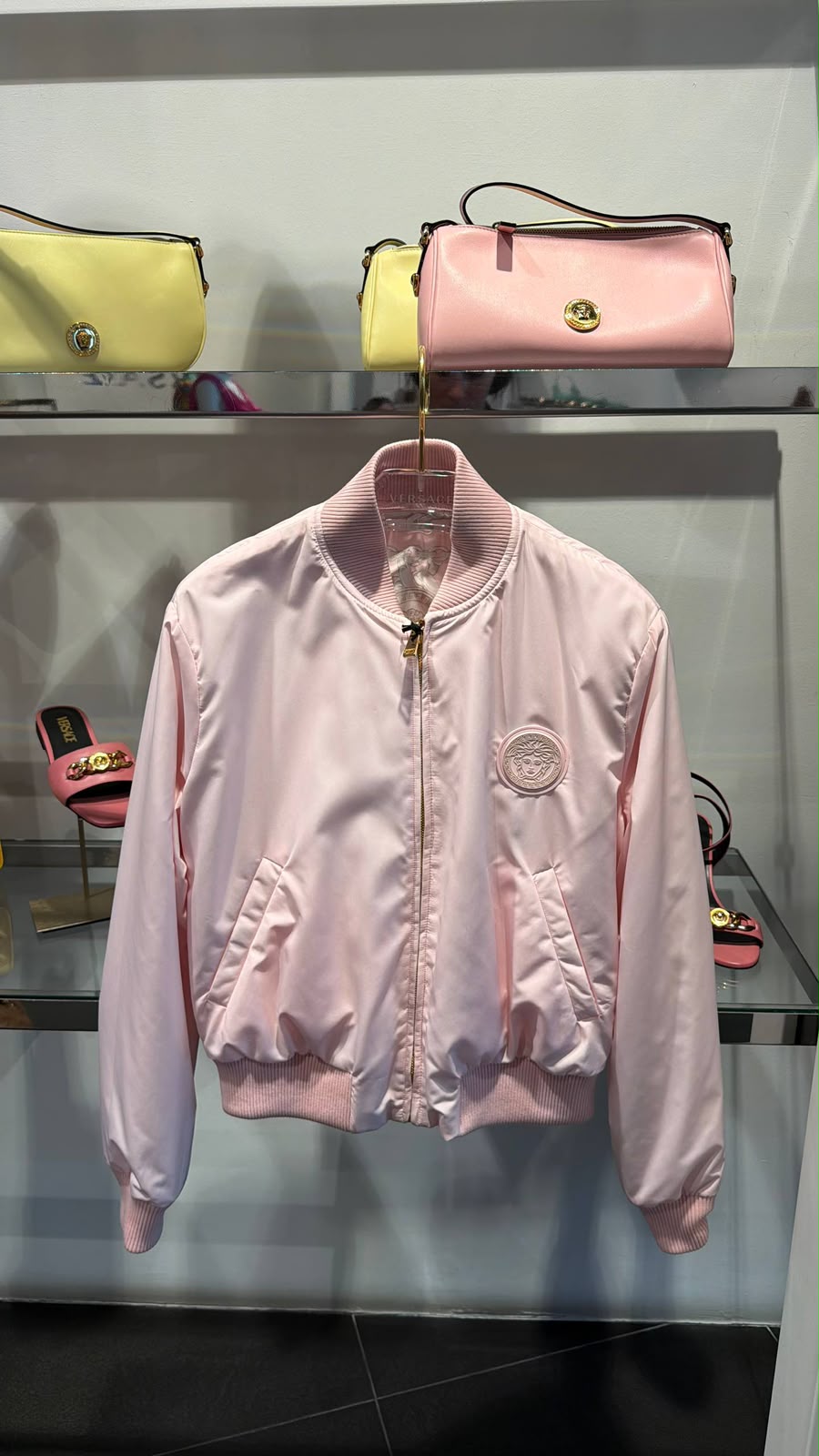 Medusa Logo Bomber Jacket