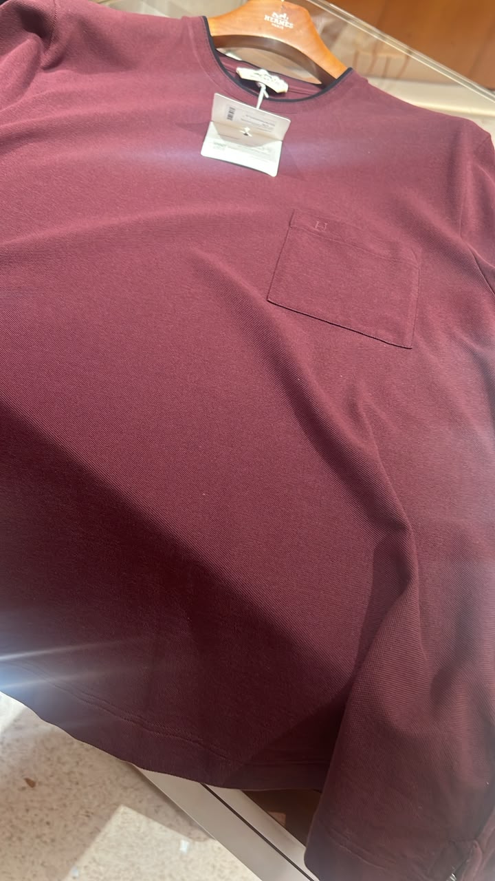H Embroidered Pocket T-Shirt