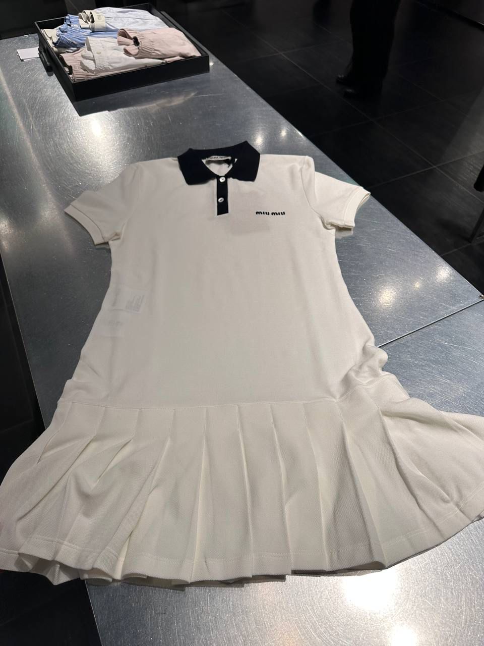 Piqué polo dress