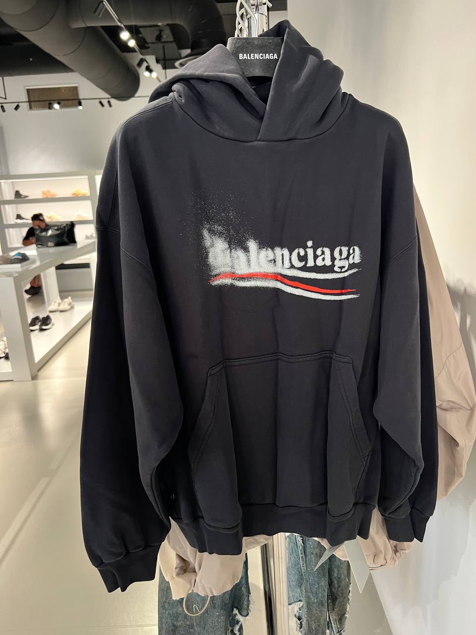 Spray Logo Hoodie