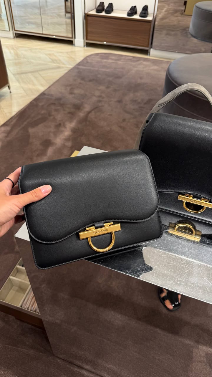 Gancini Flap Bag