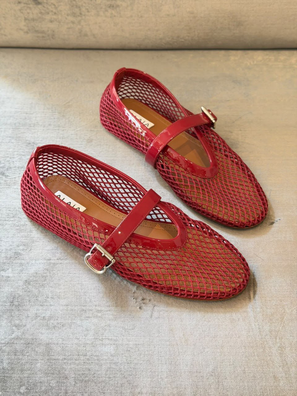 Fishnet Ballet Flats