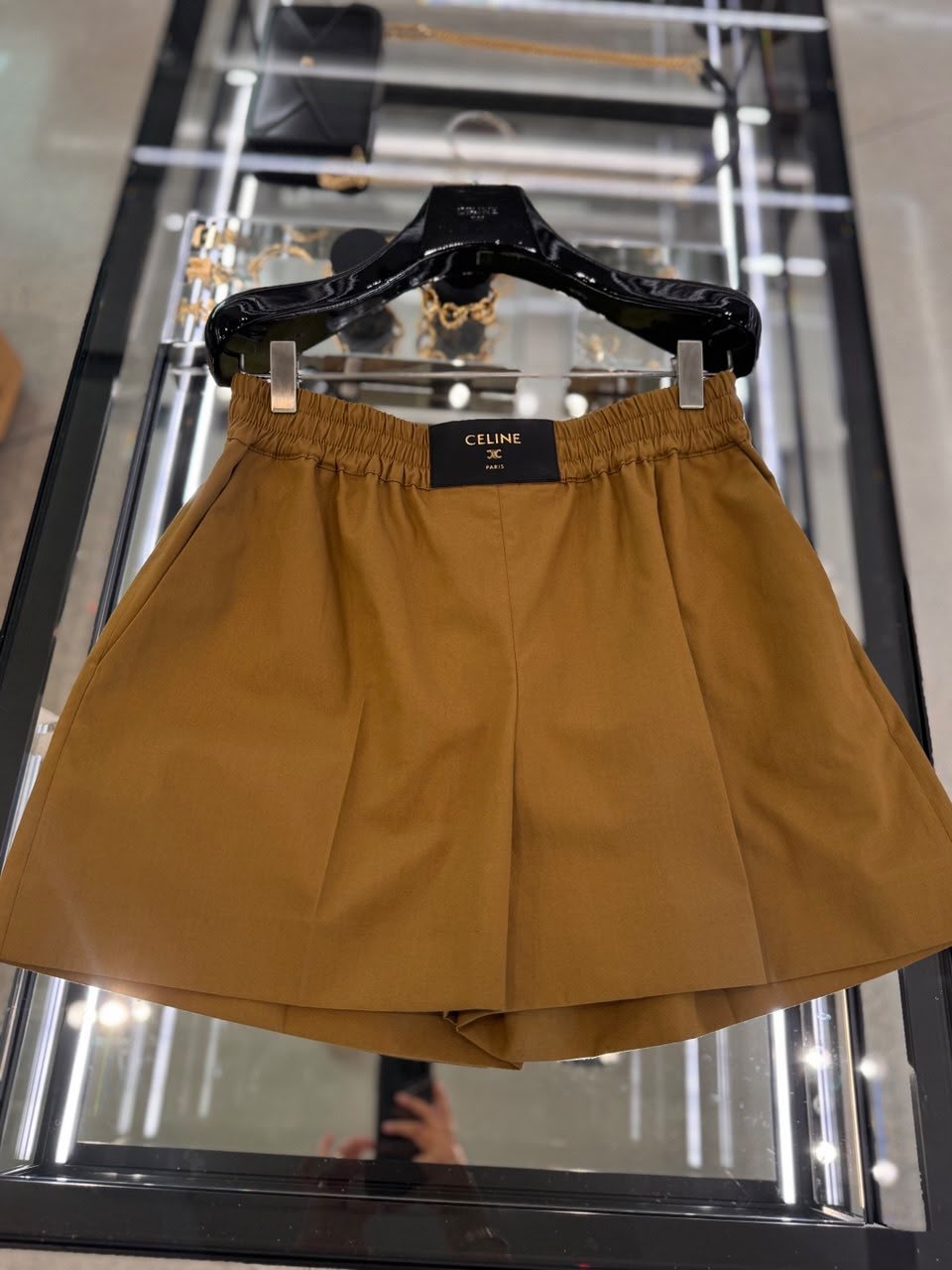 Elasticated Boxer Shorts in Cotton Poplin