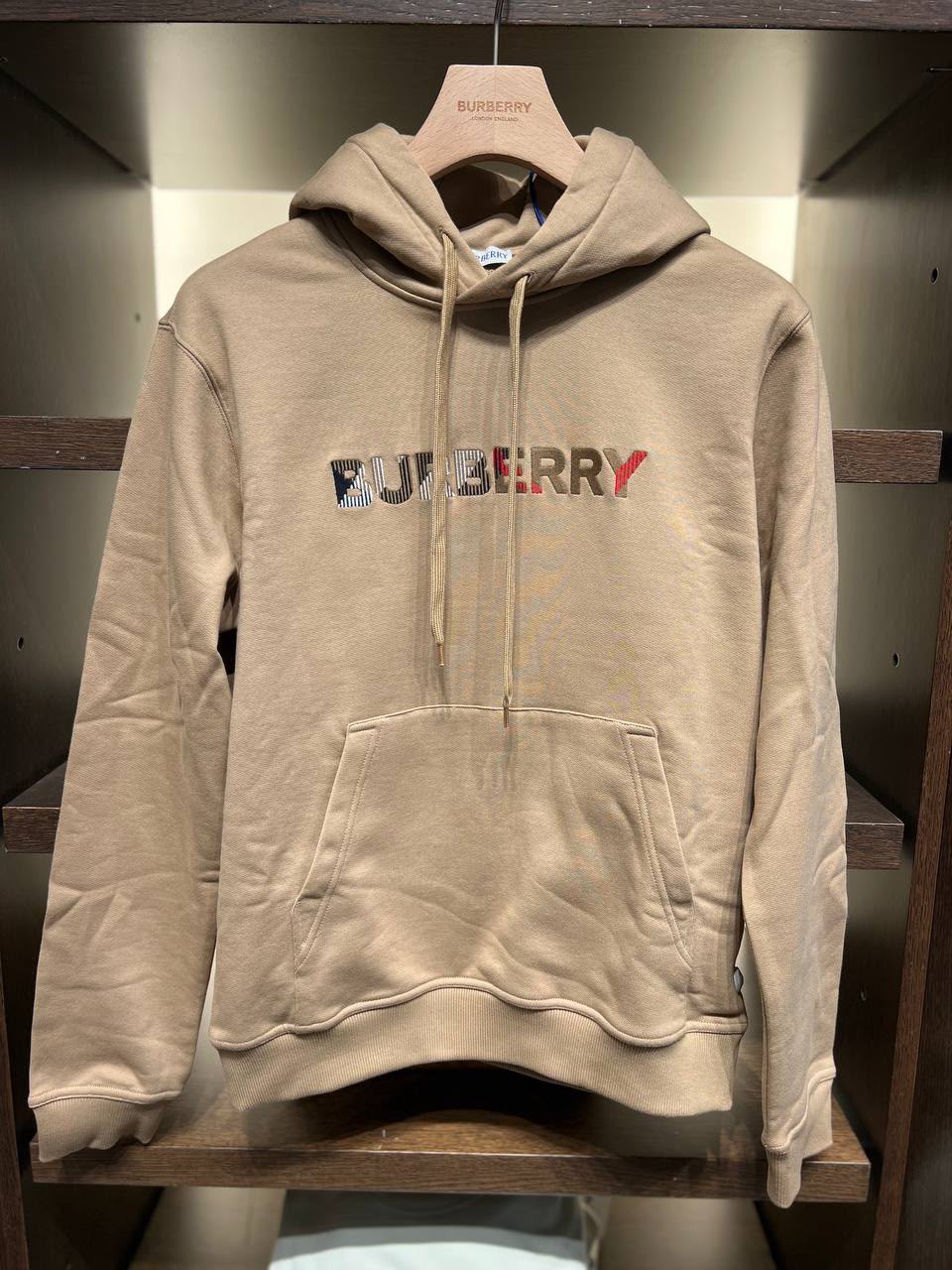 Appliqué Logo Cotton Hoodie