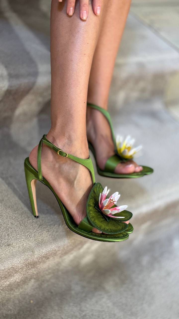 Lily 105 Satin Sandals