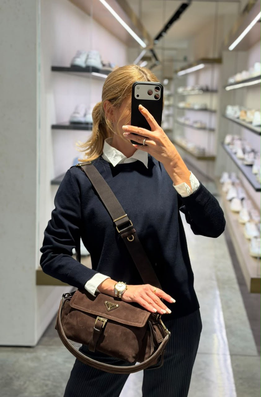 Suede Shoulder Bag