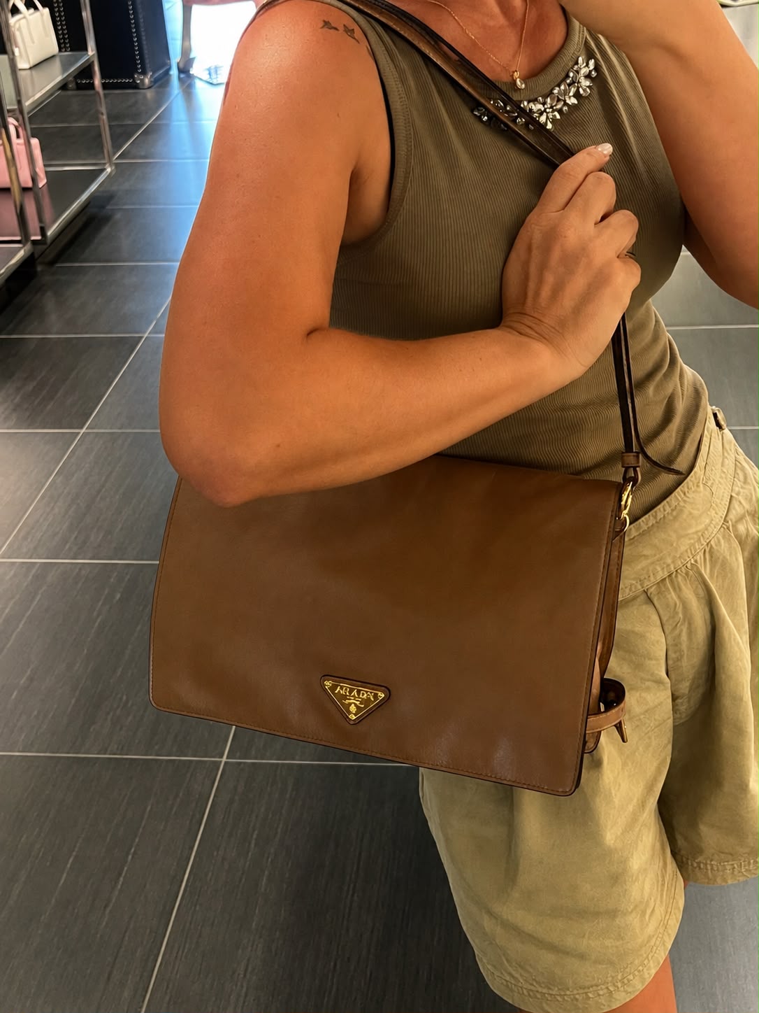 Soft Leather Shoulder Bag