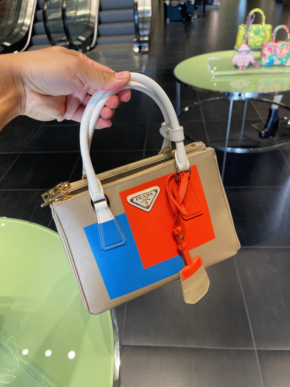 Galleria Saffiano Leather Small Bag