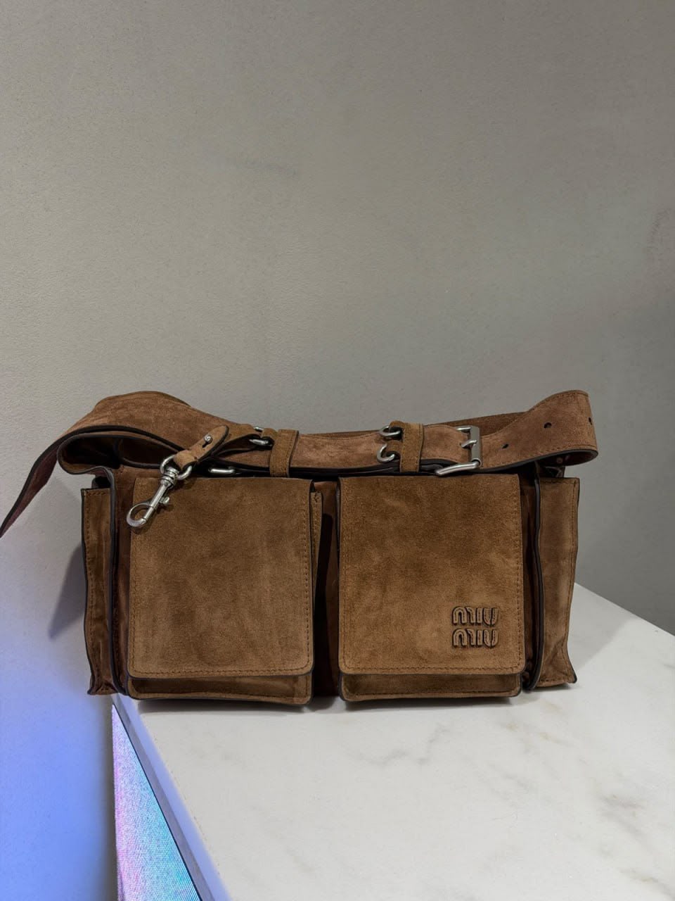 Suede Shoulder Bag