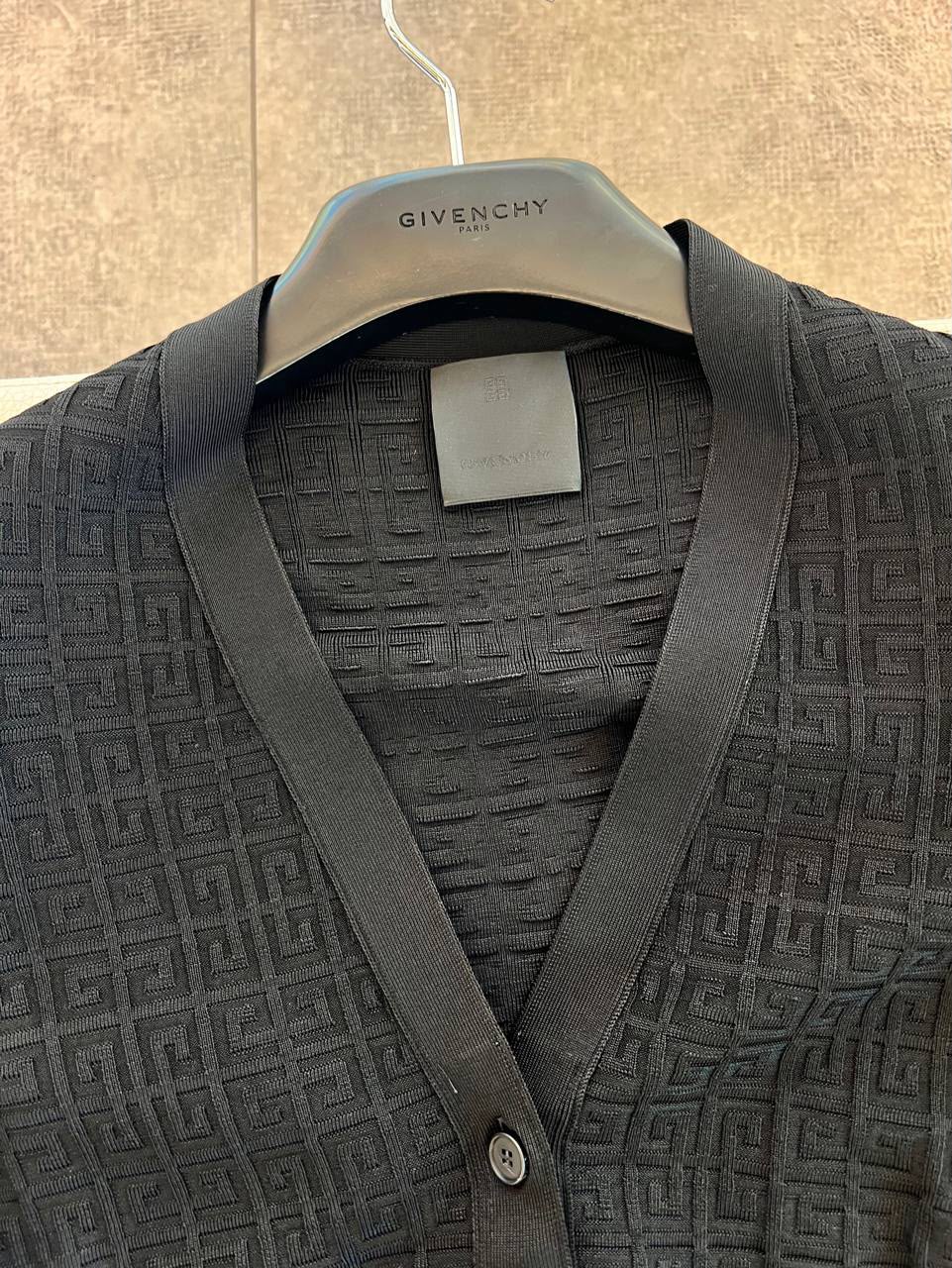 4G Jacquard Cropped Cardigan