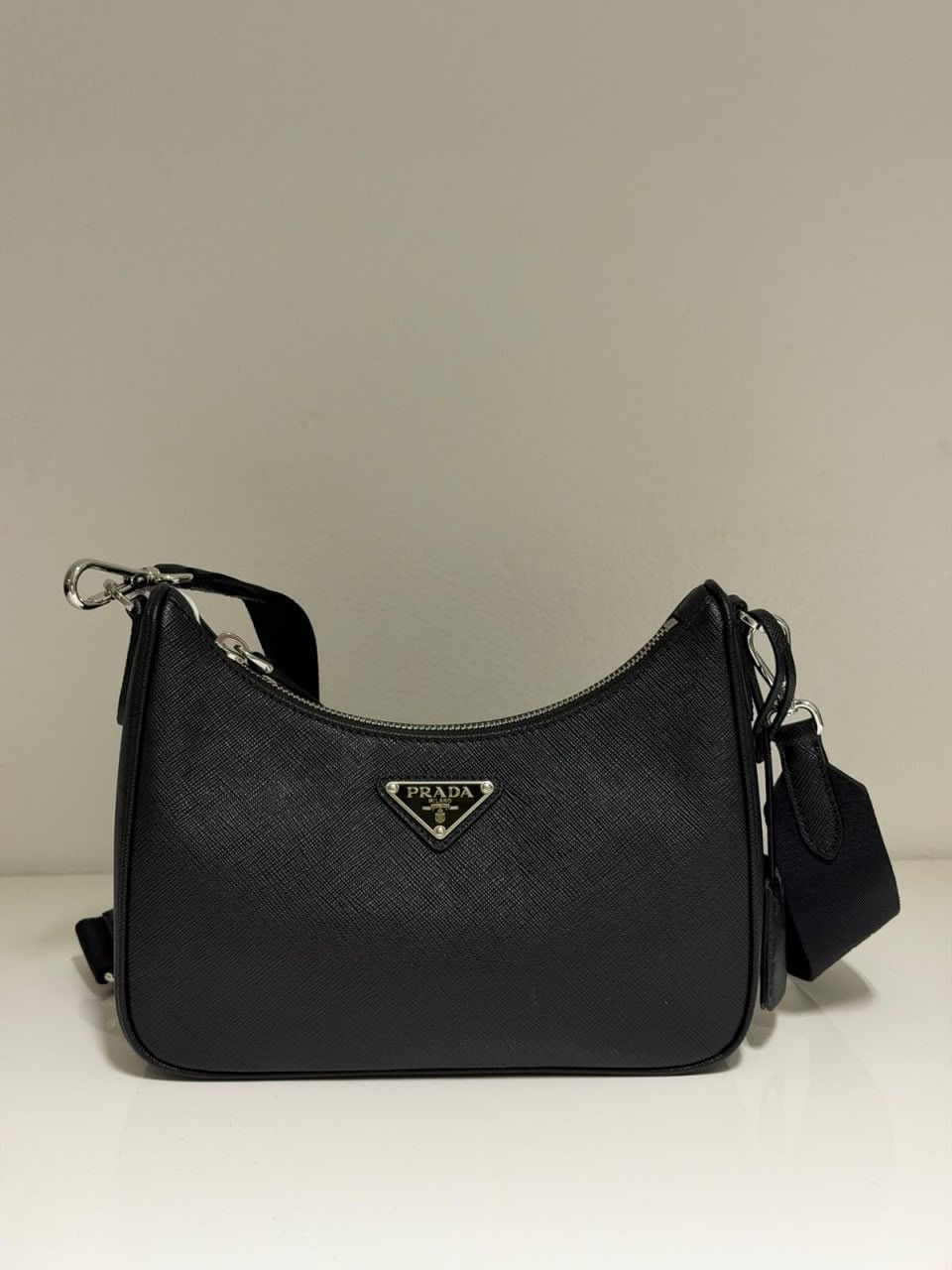 Cleo Saffiano Leather Shoulder Bag