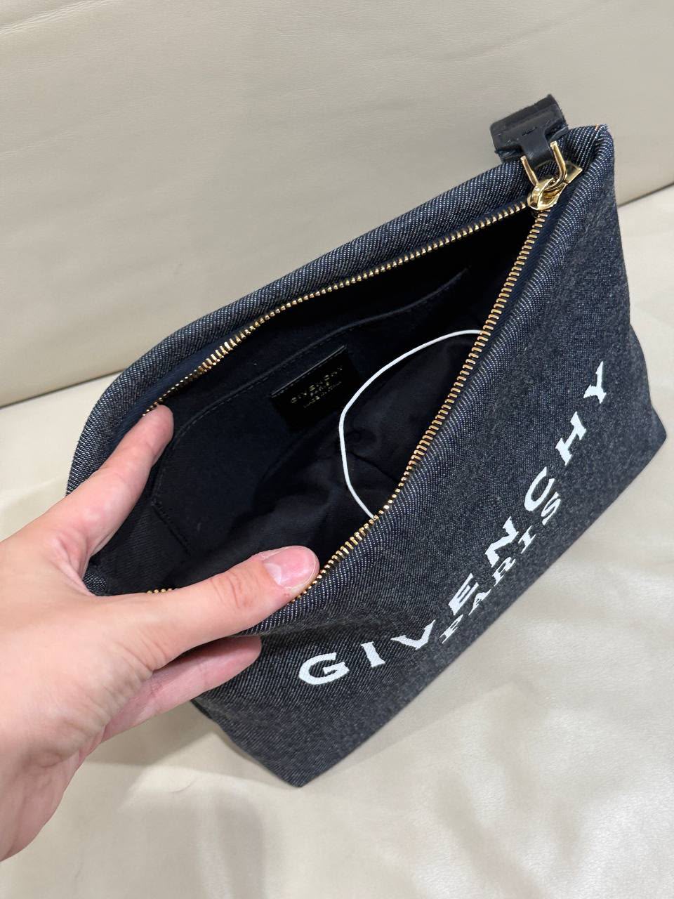 Paris Canvas Pouch with Bow