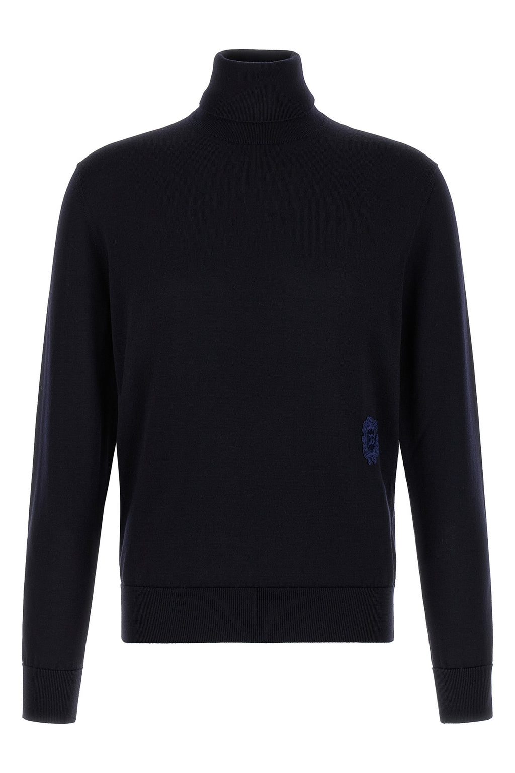 Virgin wool turtleneck sweater