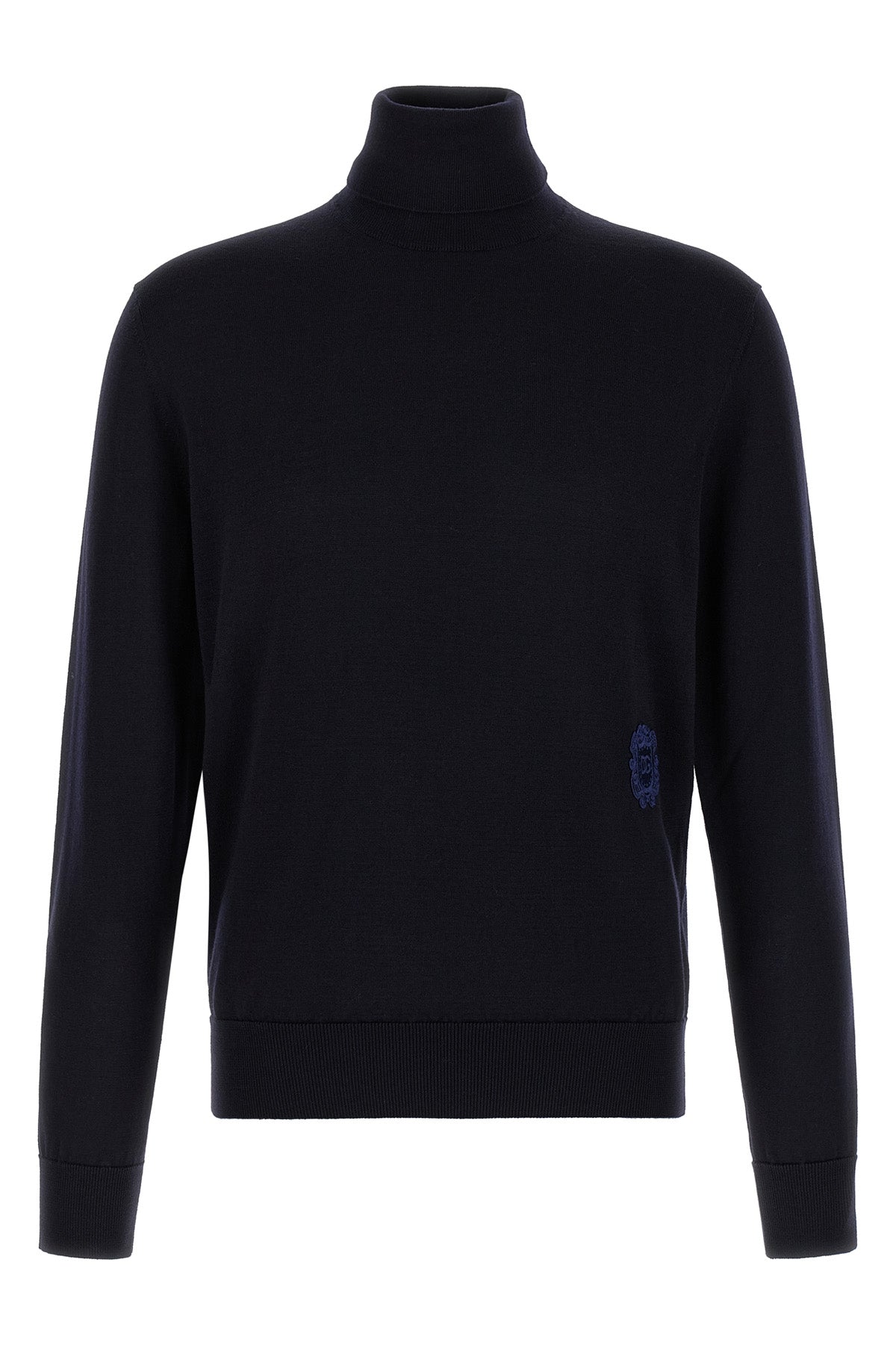 Virgin wool turtleneck sweater