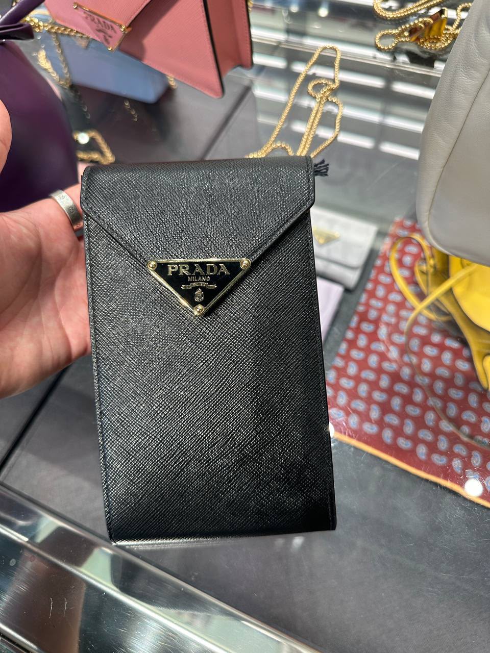 Saffiano Leather Smartphone Case