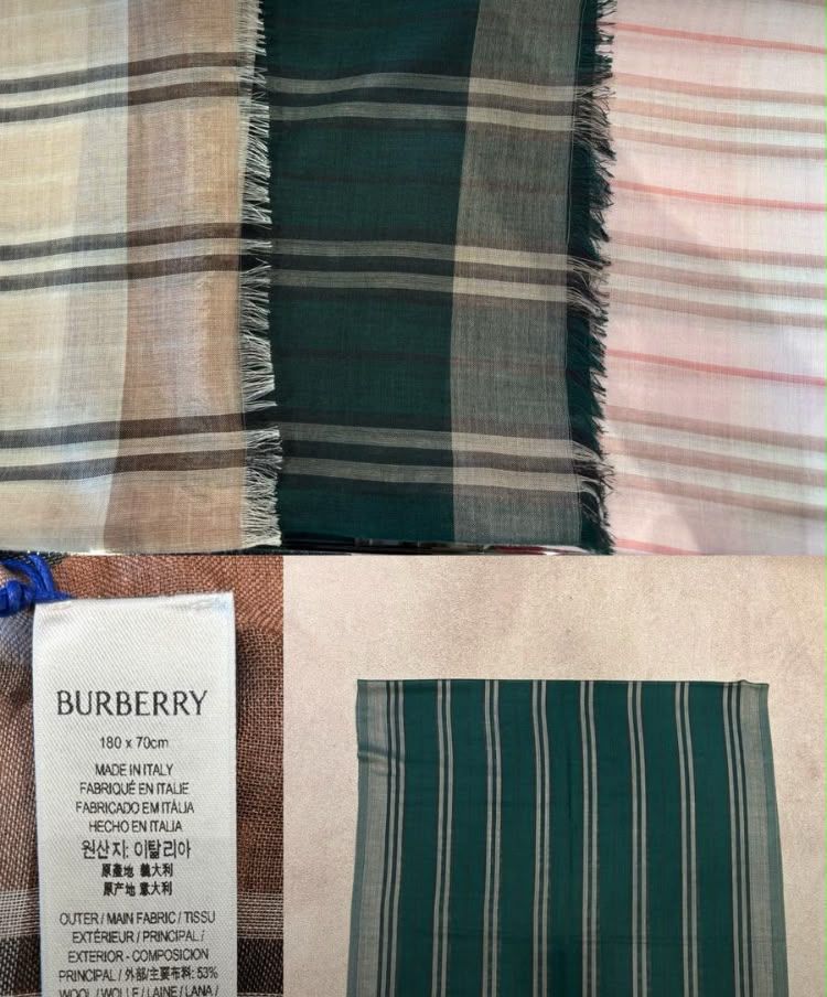 Check Wool-Blend Scarf