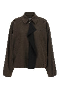 Viscose and wool jacket