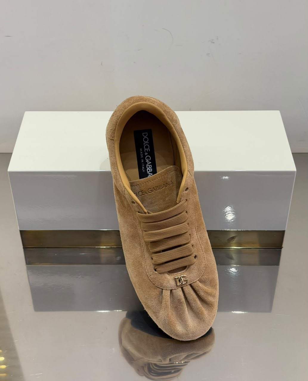 DG Logo Suede Sneakers