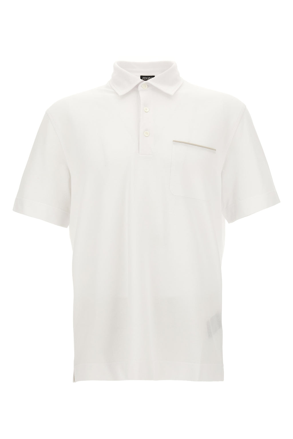 Piqué cotton polo shirt