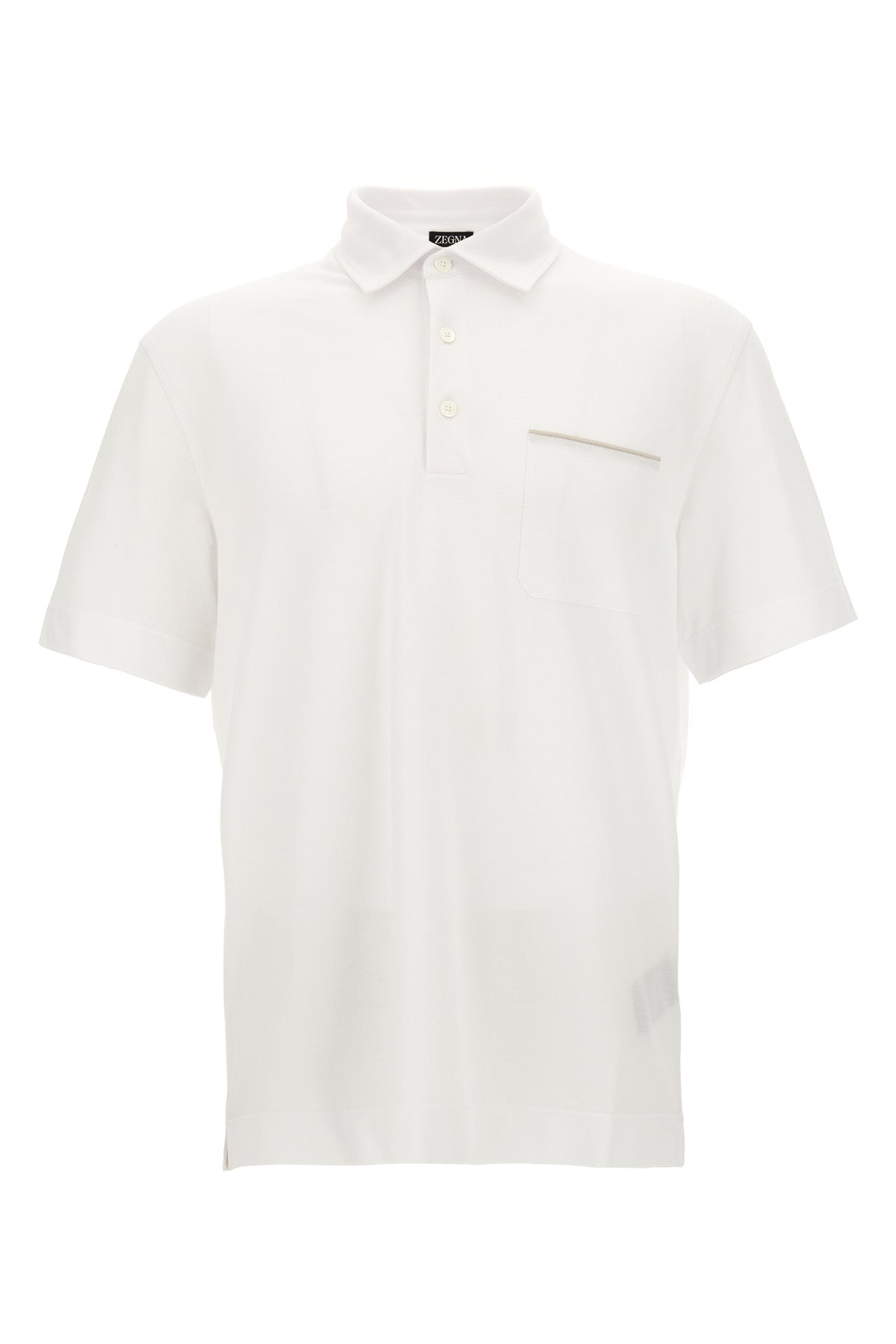 Piqué cotton polo shirt