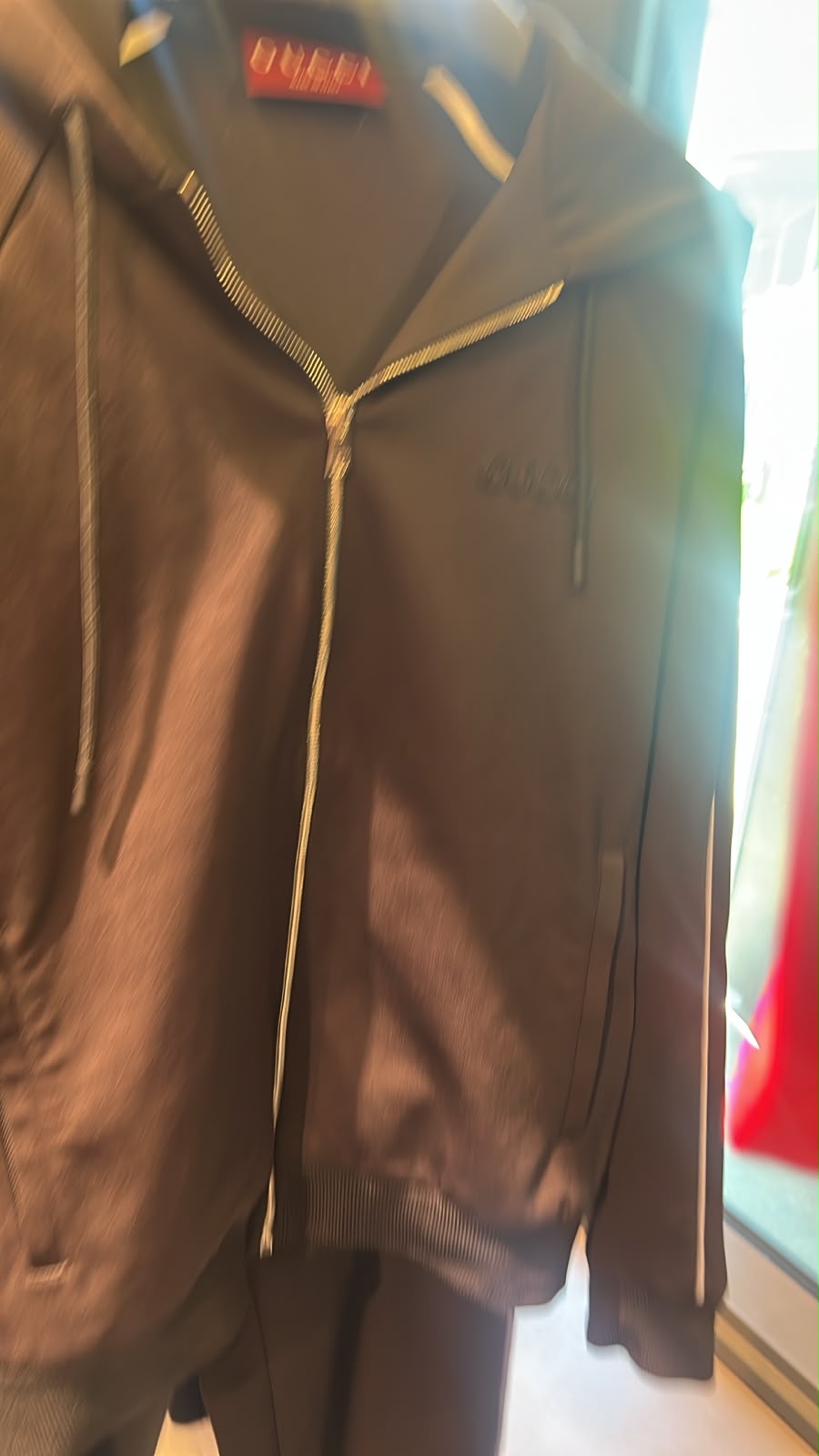 Technical Jersey Zip-Up Hoodie