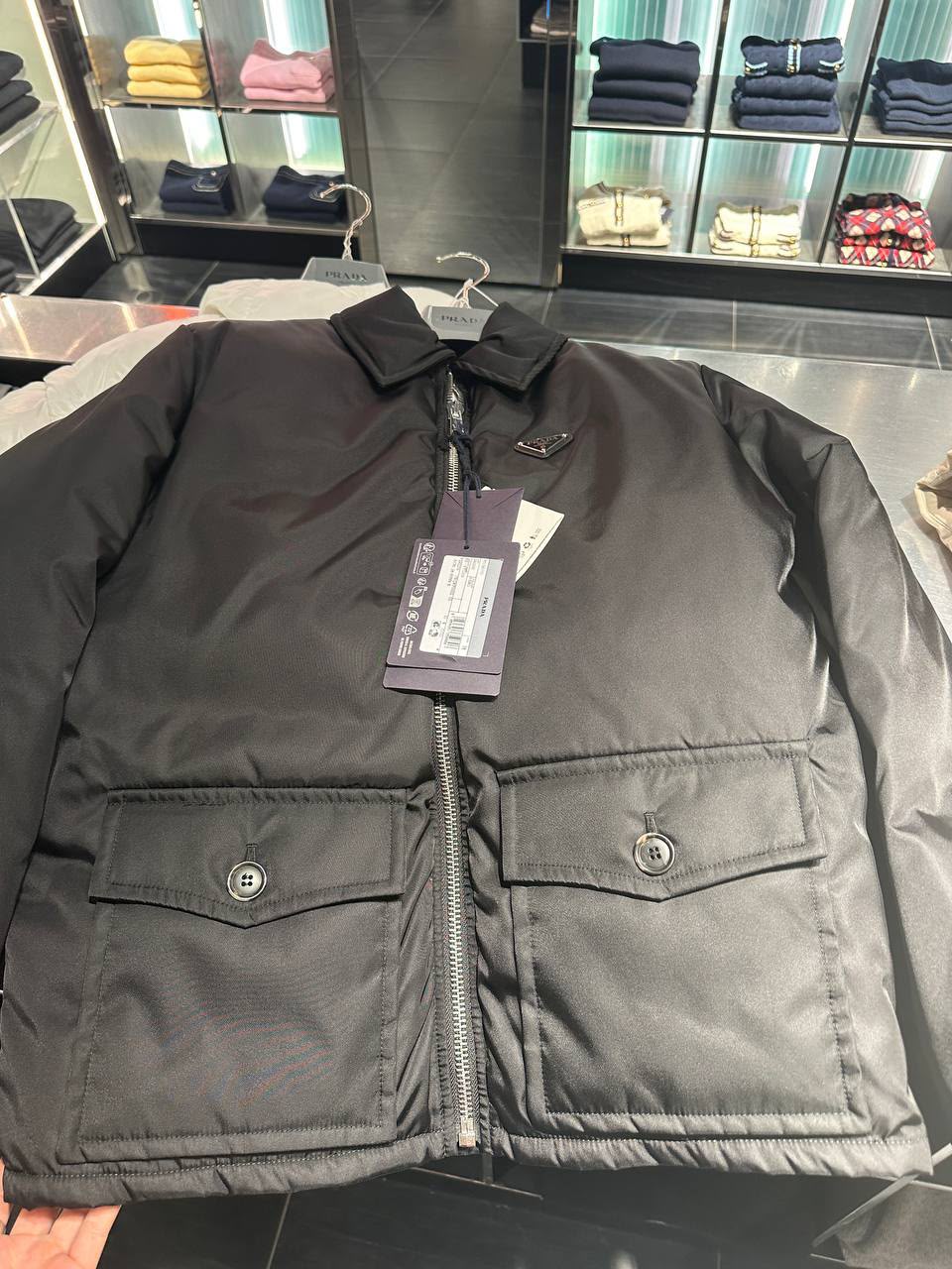 Re-Nylon blouson jacket