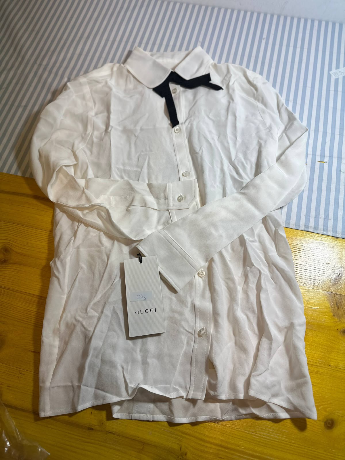 Silk Button-Down Shirt